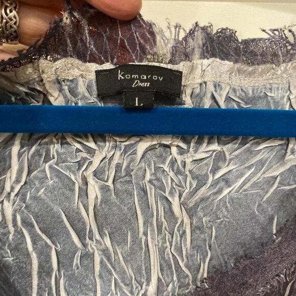 Komarov Sleeveless Midi Dress V Neck Size Large - Picture 6 of 6